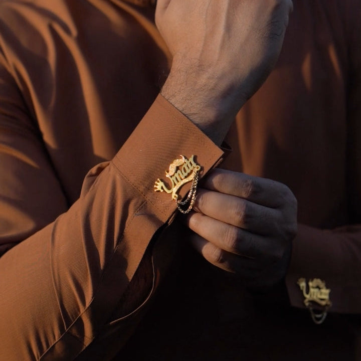 Customize Chain Cufflinks