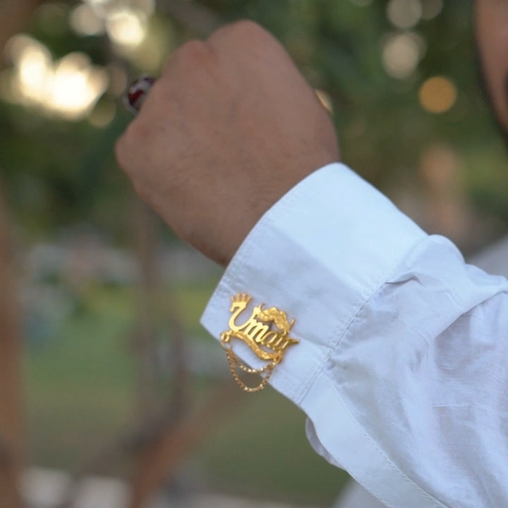Customize Chain Cufflinks