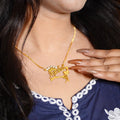 Crown And Heart  Necklace